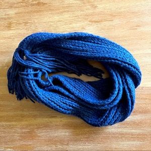 Gap Wool Knit Long Scarf - Blue